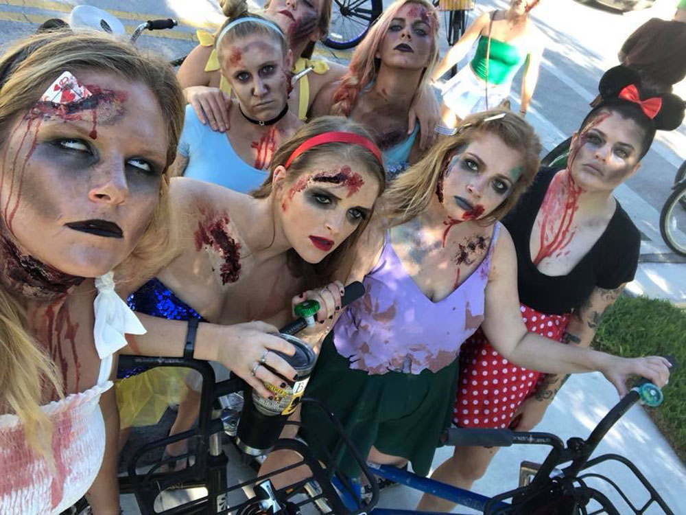 Zombie Bike Ride 2018 photo - Duval Street, Key West